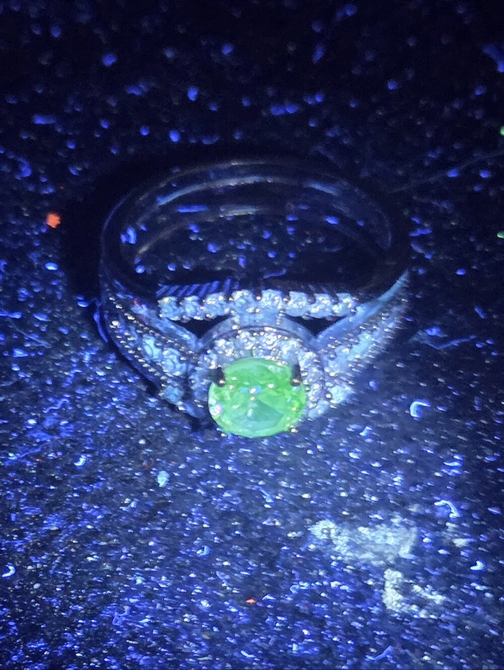 Uranium Cz Ring